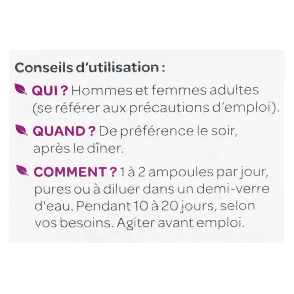Superdiet Quatuor Bio Bien-Etre du Foie 20 ampoules