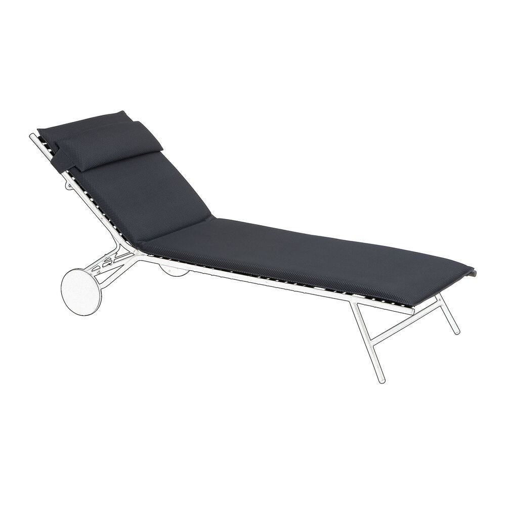 Sonnenliege Ersatzteilset Miami BeComfort® Grau Dark Grey