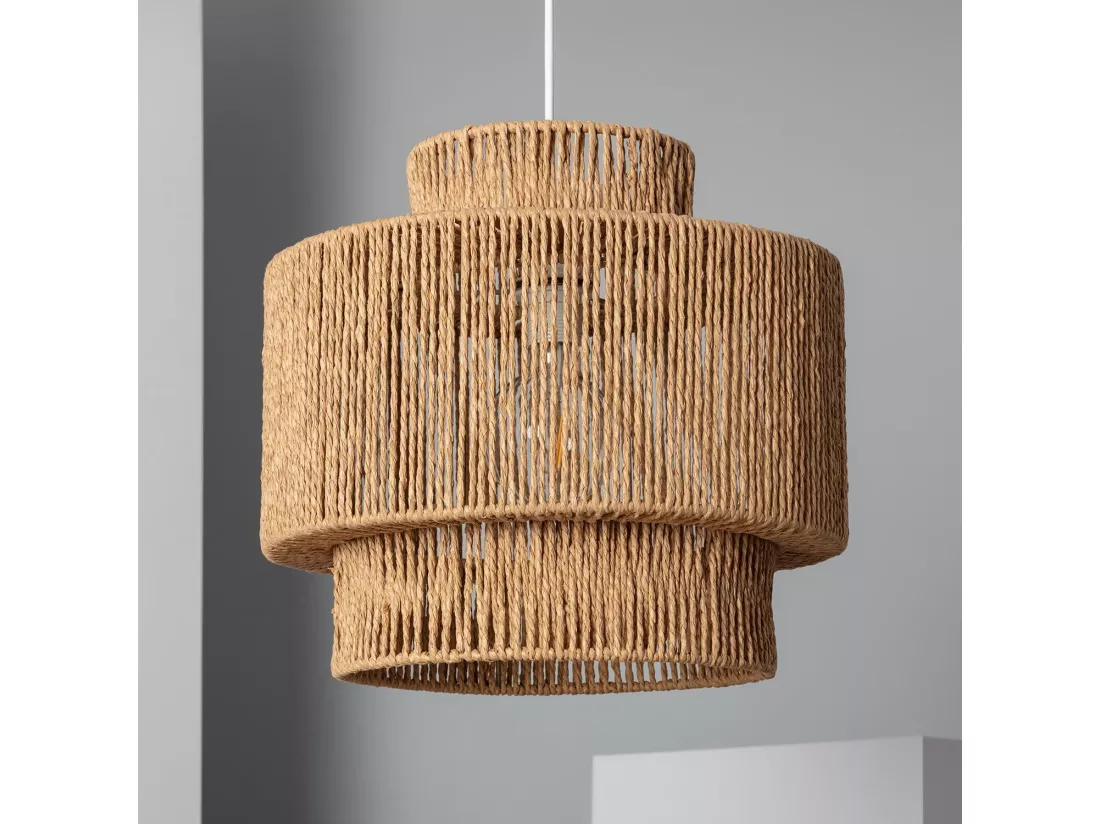 Suspension Papier Tressé Kena Naturel