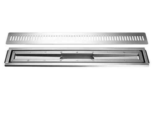 Unidrain afløbsarmatursæt - 900mm vinyl m/rist/ramme st rf
