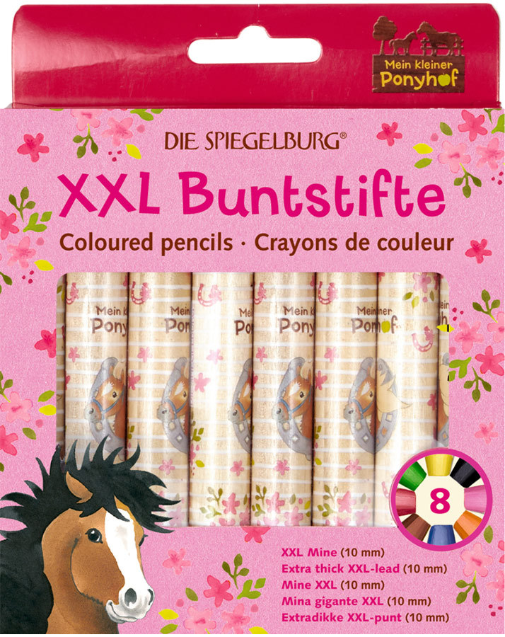 Buntstifte MEIN KLEINER PONYHOF – XXL 8er-Pack