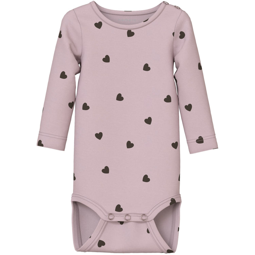 Køb Name It Burnished Lilac Nbfkheart Ls Body