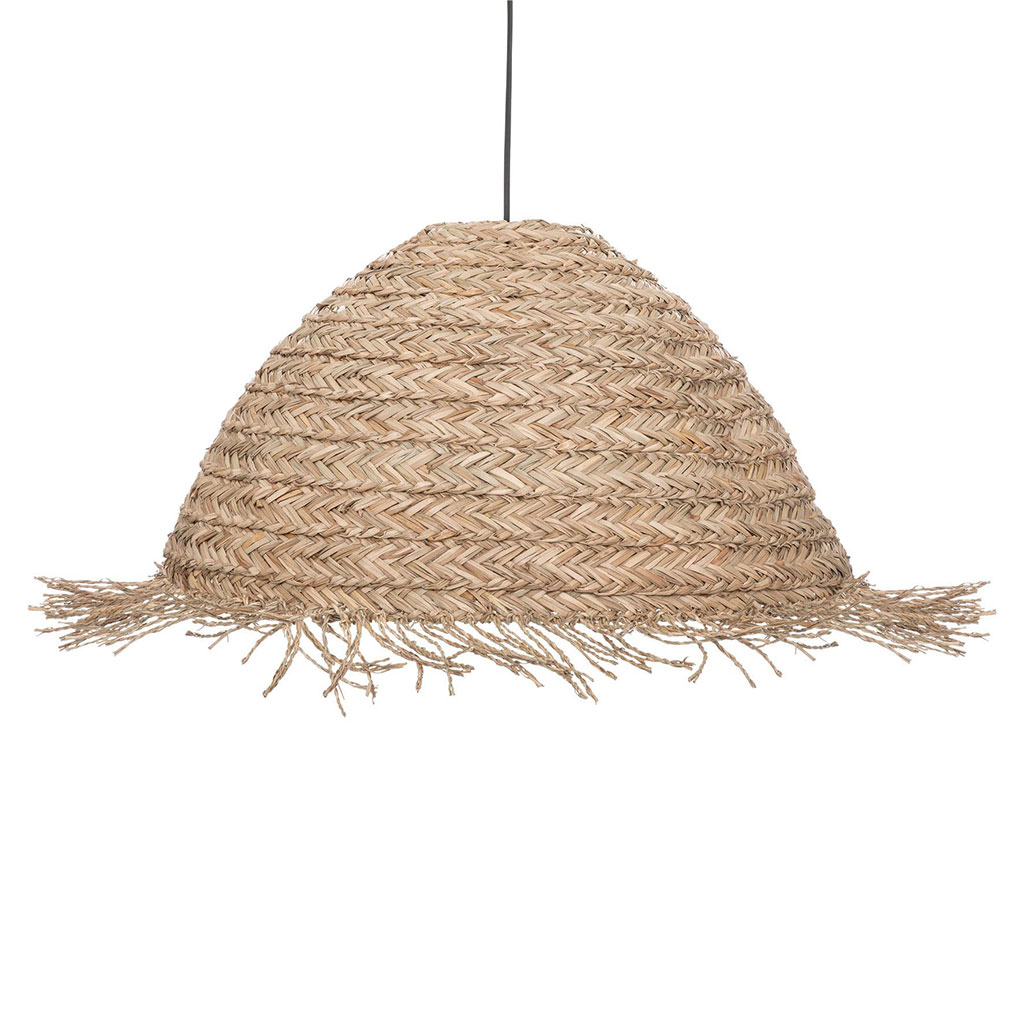Suspension en fer et roseaux naturels D 56cm