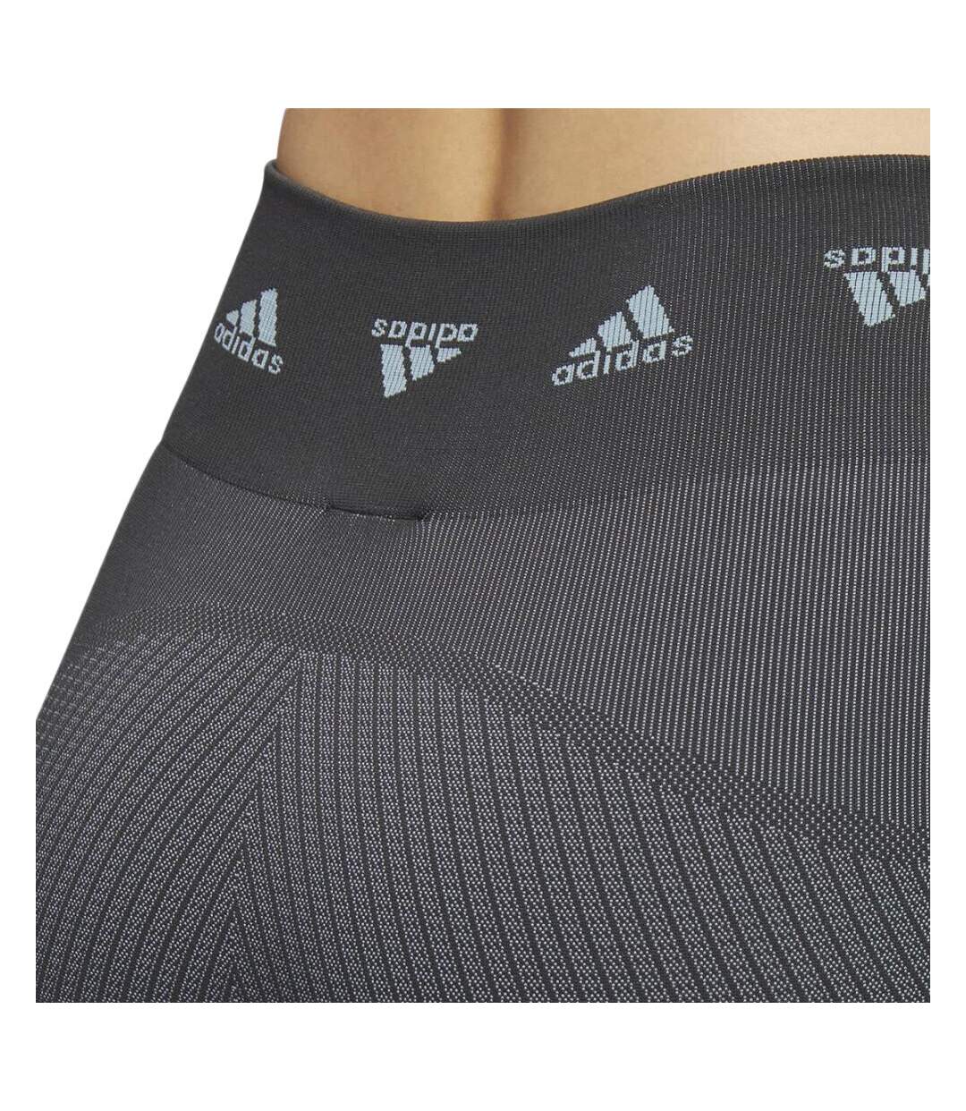 Legging Gris Femme Adidas Ak Brnd 7/8t