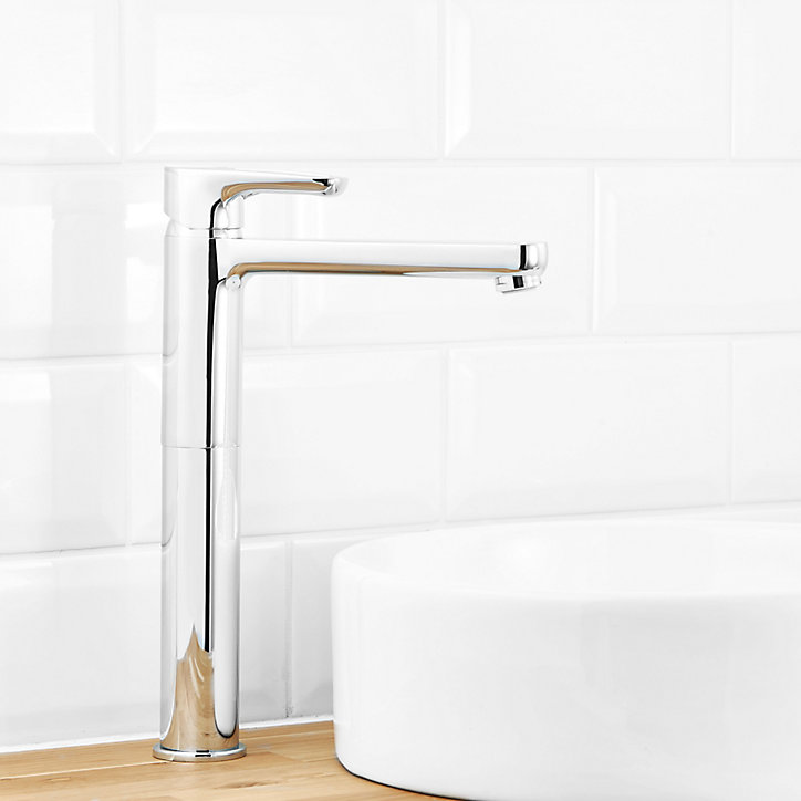 Mitigeur haut de lavabo chromé GoodHome Laugar