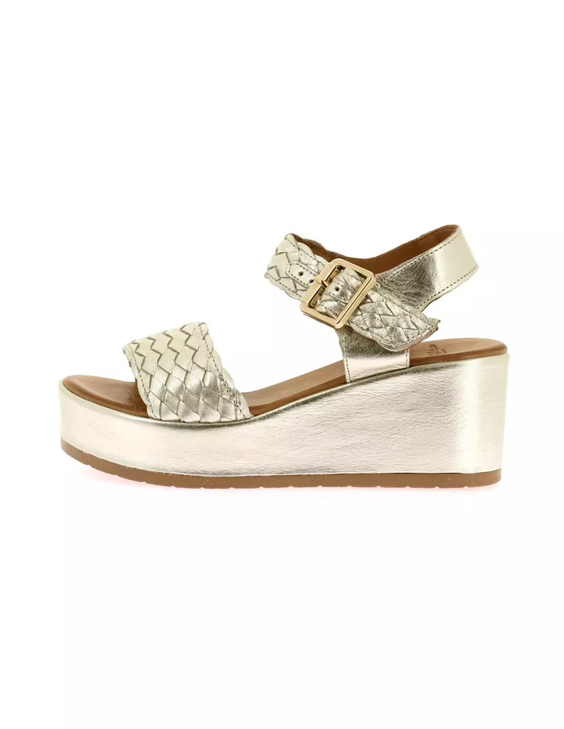 MAISON MANSA FACING - Sandales & nu-pieds Platine