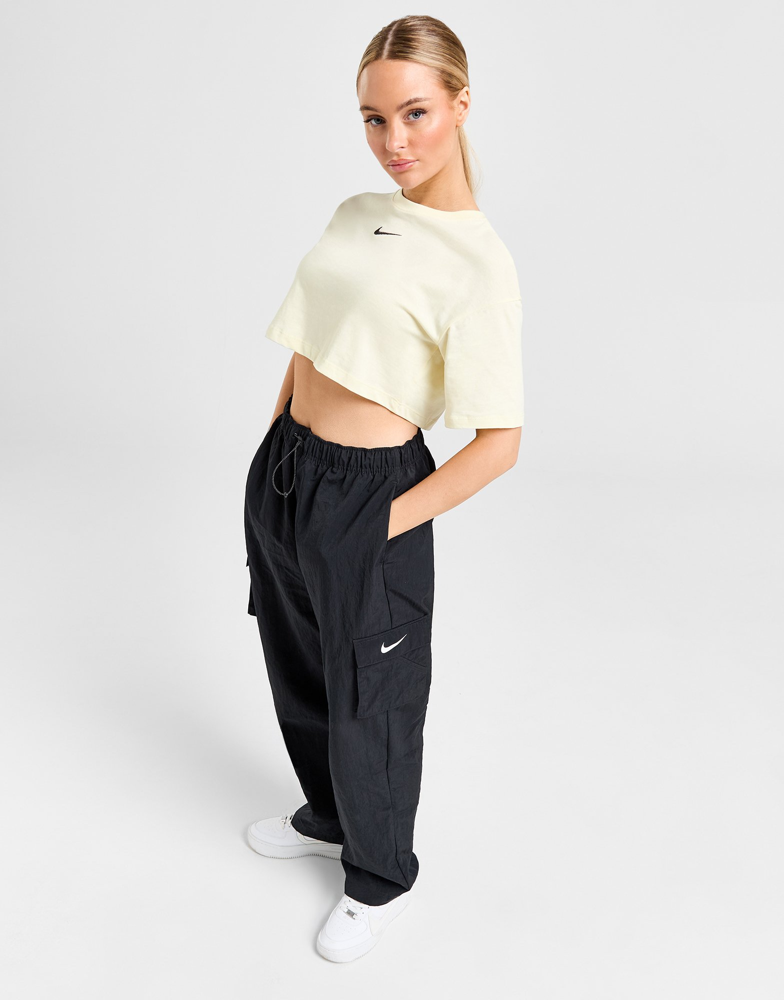 Nike Crop Top Swoosh Femme