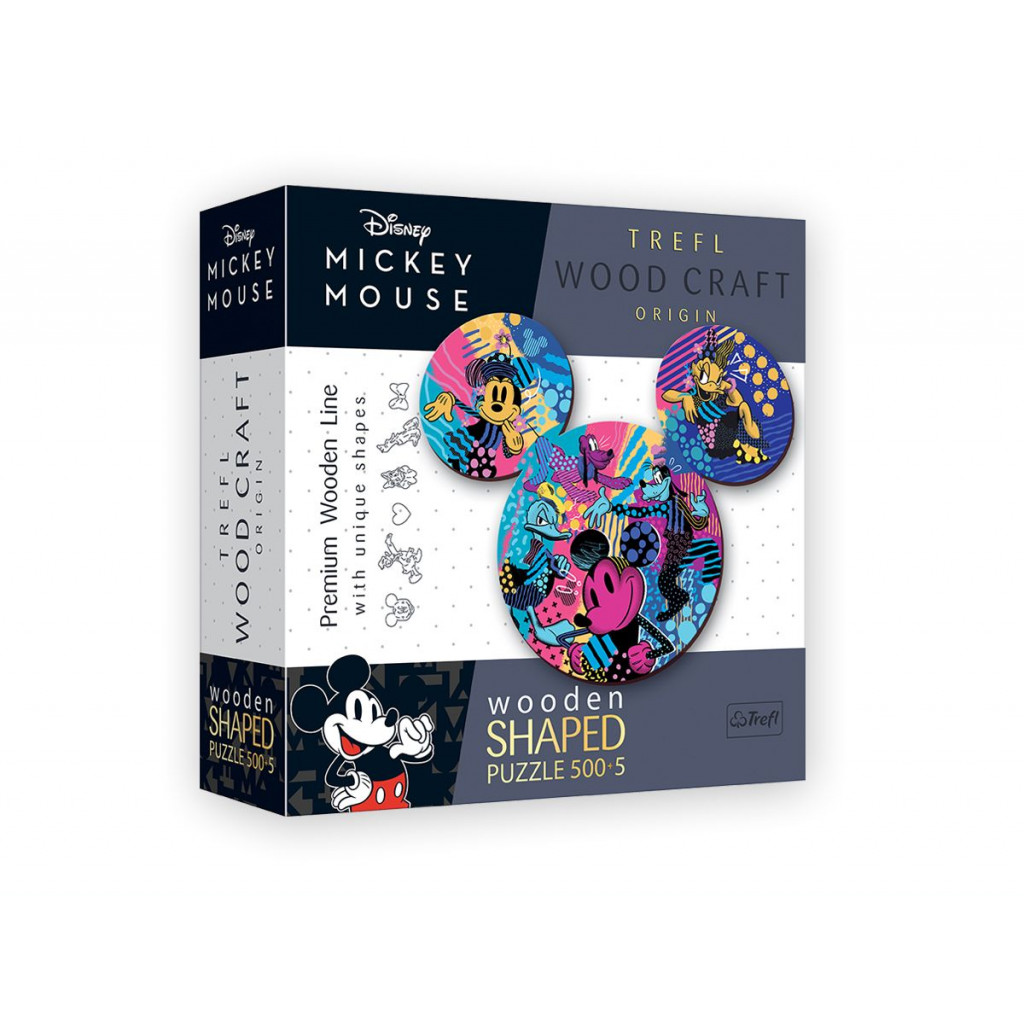 Puzzle en bois - Mickey Mouse - 500 Pièces