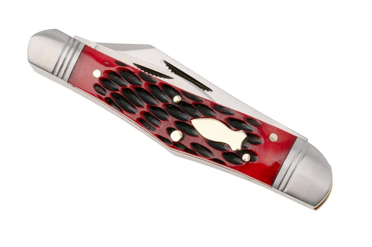 Rough Ryder Reserve Splitback Whittler RRR047, D2, Red Jigged Bone, slipjoint zakmes