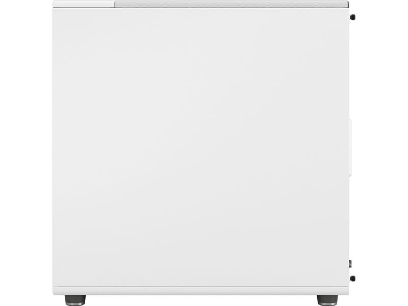 Fractal Design PC-Gehäuse North XL TG Clear Weiss Elegantes Gehäuse mit Seitenfenster und offener Front aus echtem Eichenholz