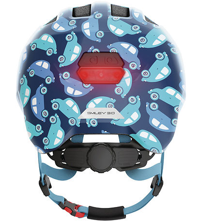 Abus Cykelhjelm - Smiley 3.0 Led - Blåe Car