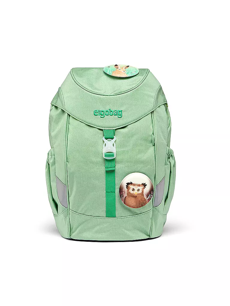 ERGOBAG Kinder Rucksack Mini - WaldBärwohner hellgrün
