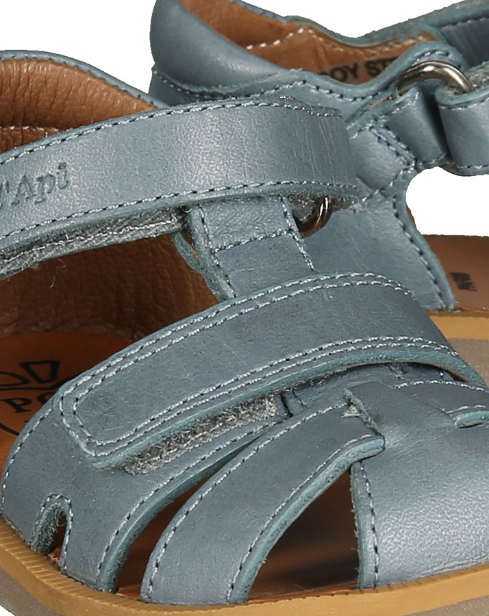 Sandalen POPPY STRAP mit Zehenschutz in blaugrau