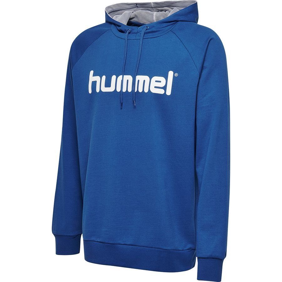 Hummel Go Cotton Logo Sweat à Capuche - Bleu