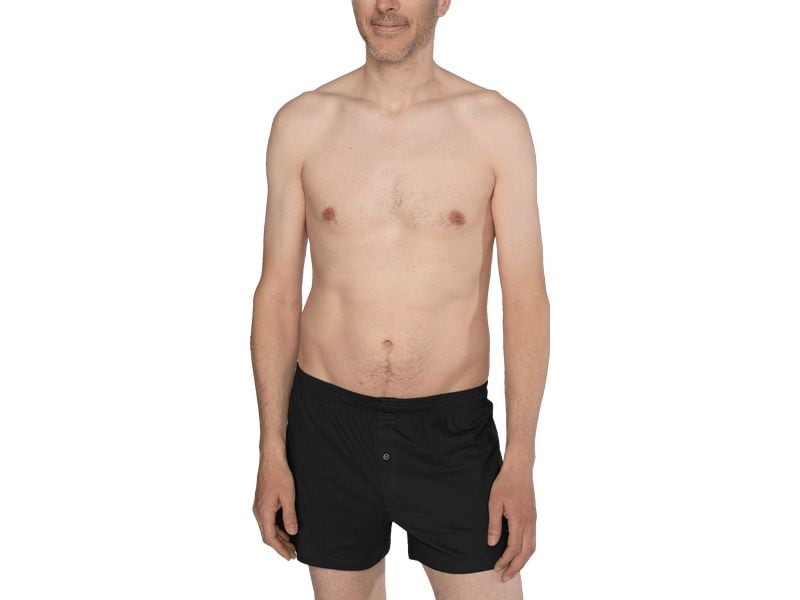 FLIZZER Unterhosen Boxer Der Alleskönner 2er Pack Schwarz, Herrenunterwäsche