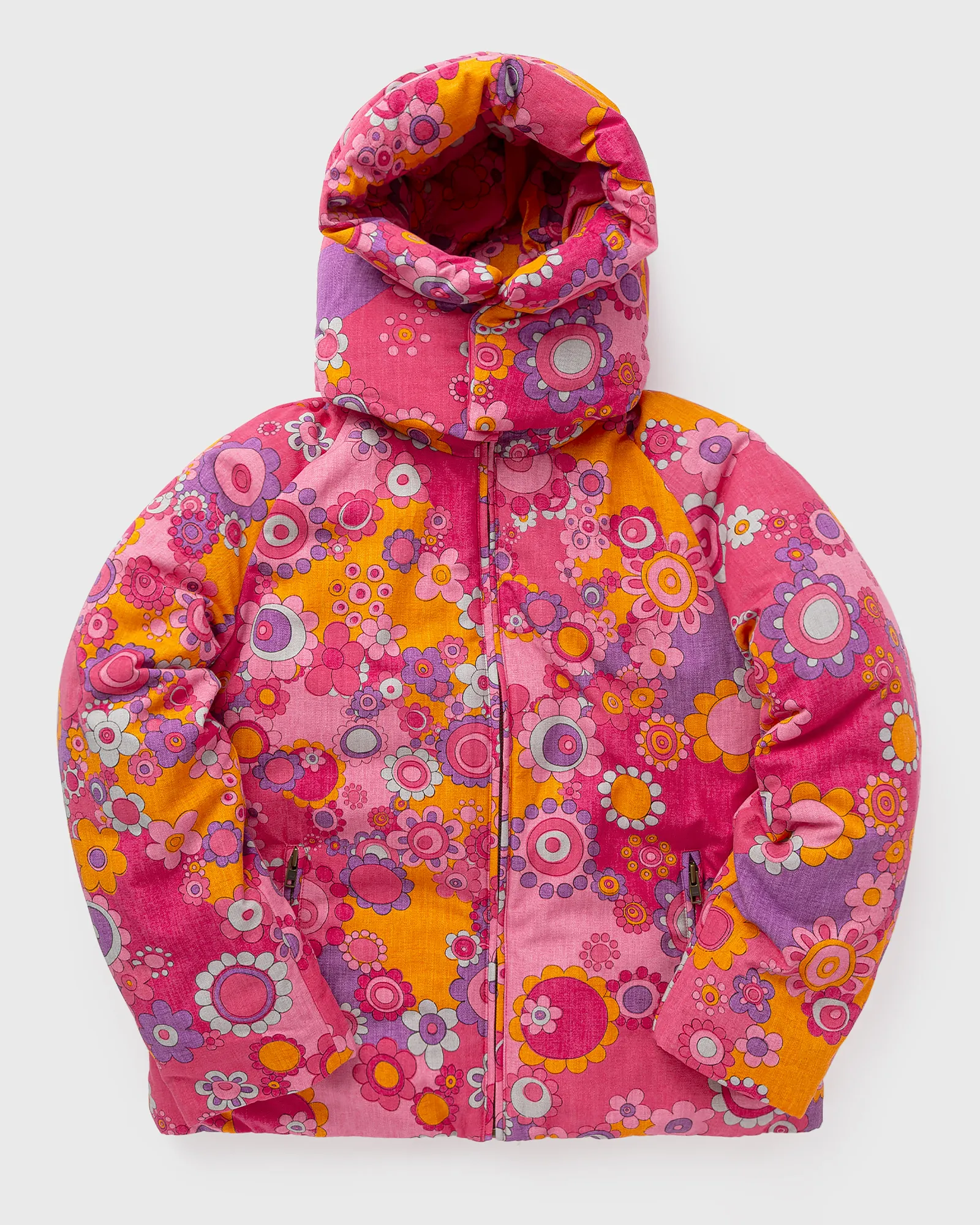 ERL HOODED SNOWBOARD DOWN JACKET WOVEN