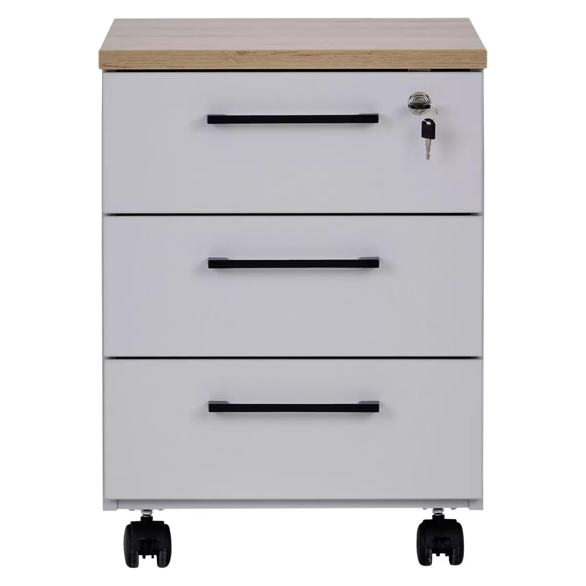 Rollcontainer Kontor K7 kieselgrau