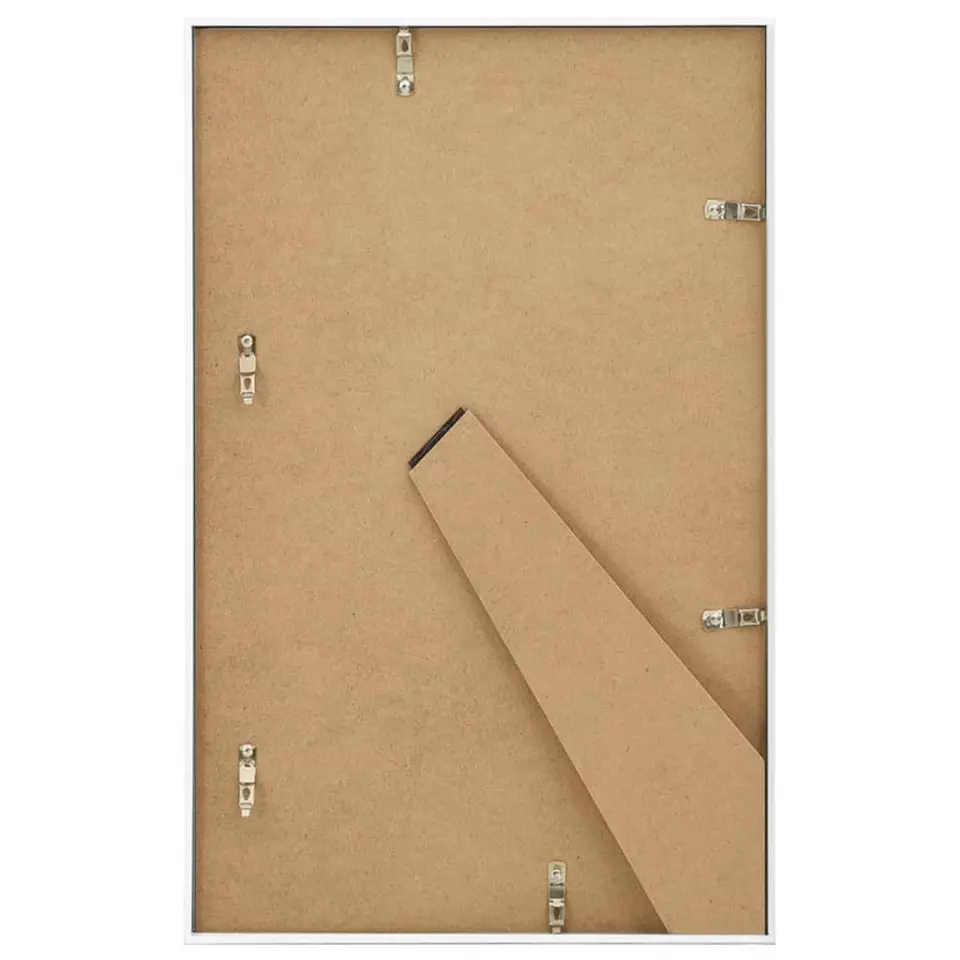 vidaXL - Fotolijst - Wit - MDF - 13 x 18 cm - 3 stuks
