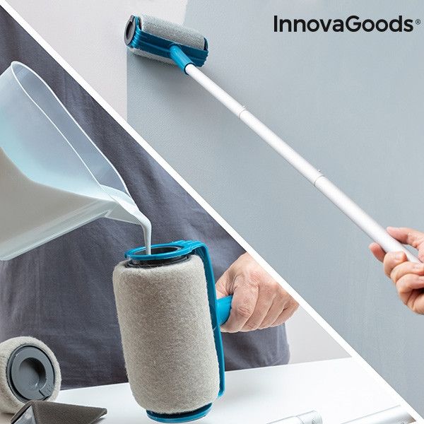Innovagoods Conjunto Rolos de Pintura Recarregáveis Anti-gotas Roll'n'paint 5 Peças - V0101222