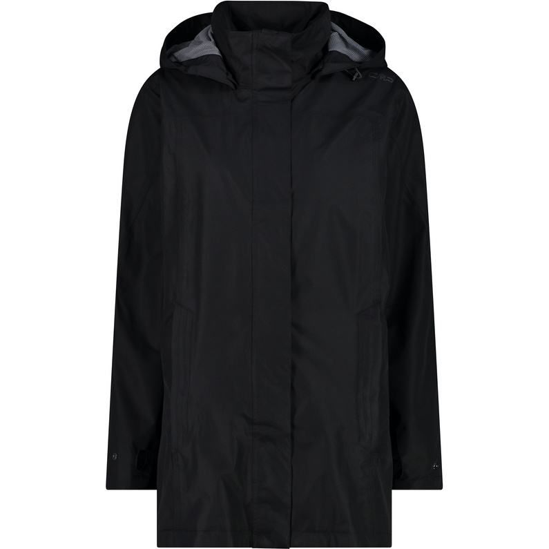 CMP Damen Rain Hoodie Button Jacke