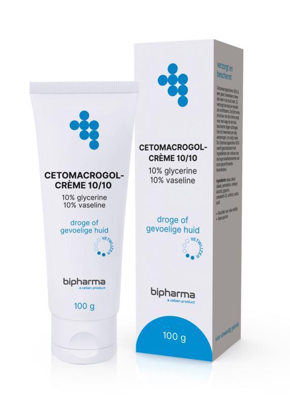 Bipharma Cetomacrogol creme 10/10 100gr