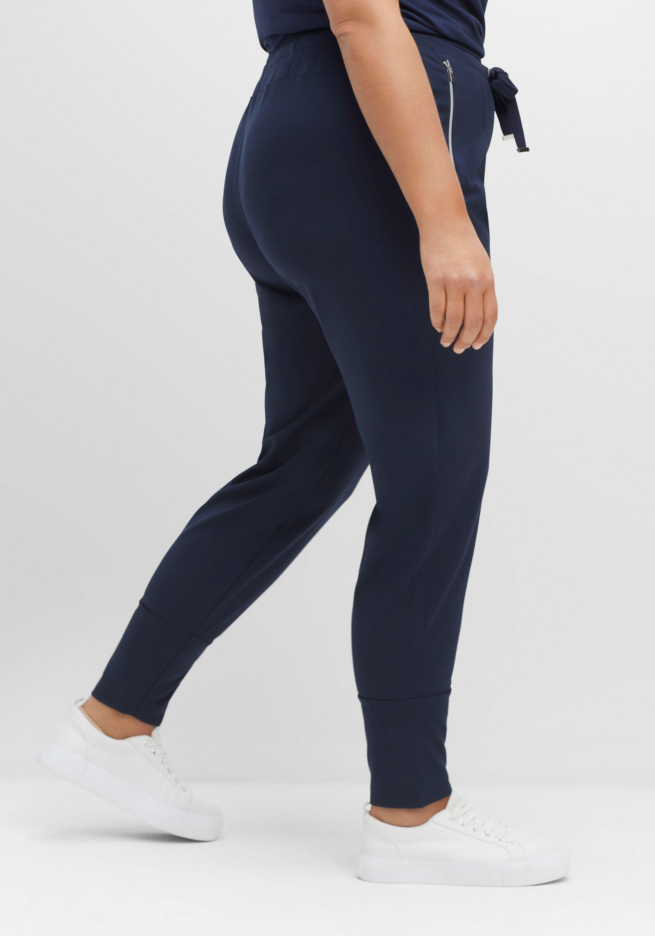 Joggpants mit breitem Saumbündchen