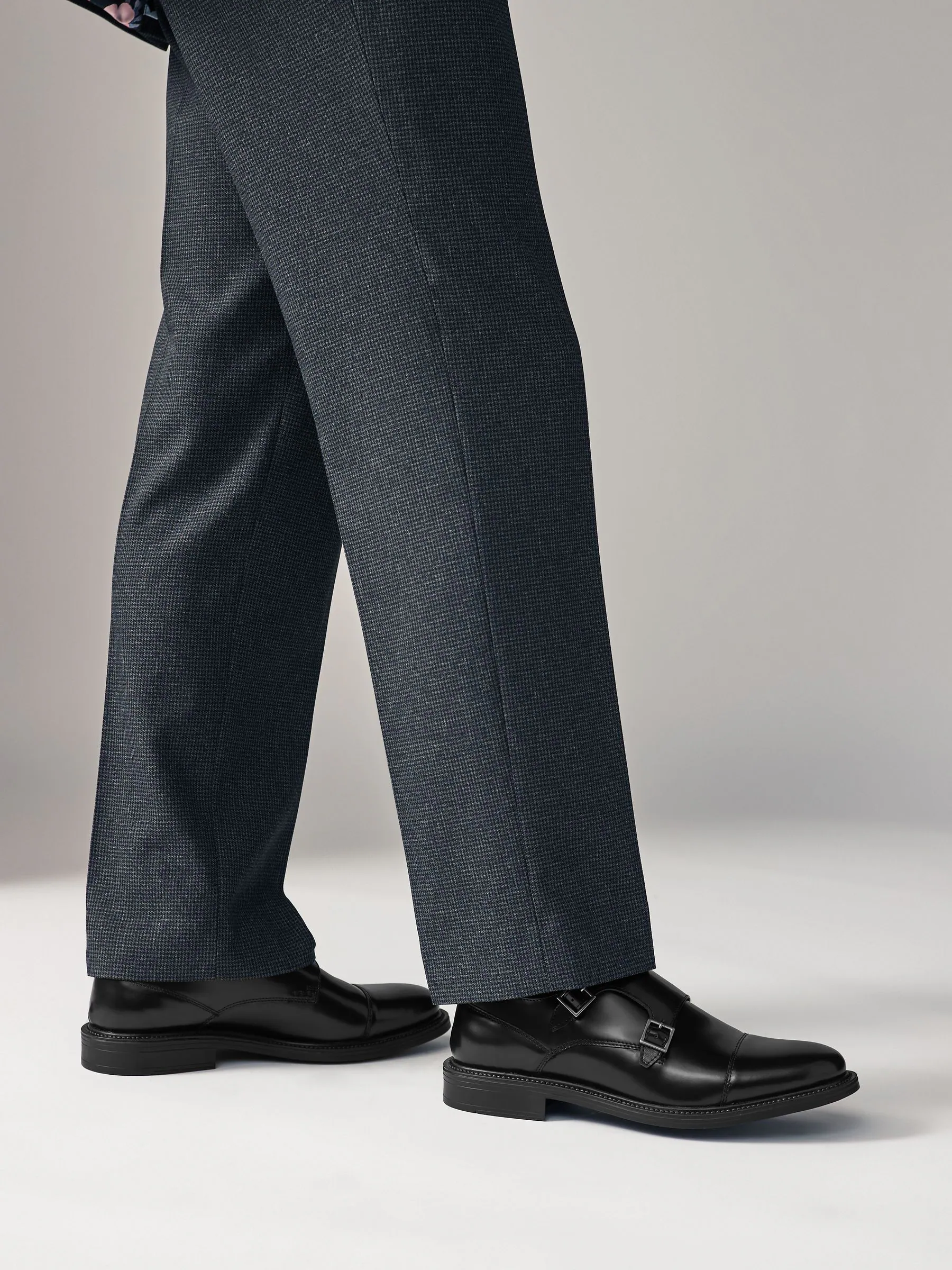 Zwart - Double Monk Shoes