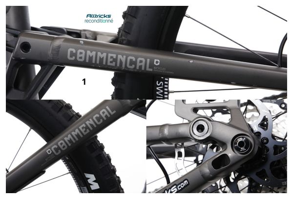 VTT Tout-Suspendu Commencal Meta SX Essential Shimano SLX 12V 29/27.5'' Gris Foncé - Produit Reconditionné