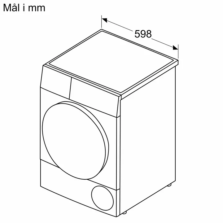 Siemens iQ300 Kondenstørretumbler - 8 kg.