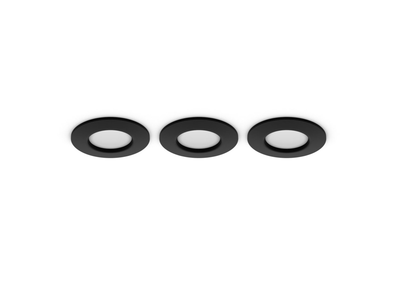 Philips Hue - WACA Slim Downlight S (90mm) EMEA - Sort Multipack