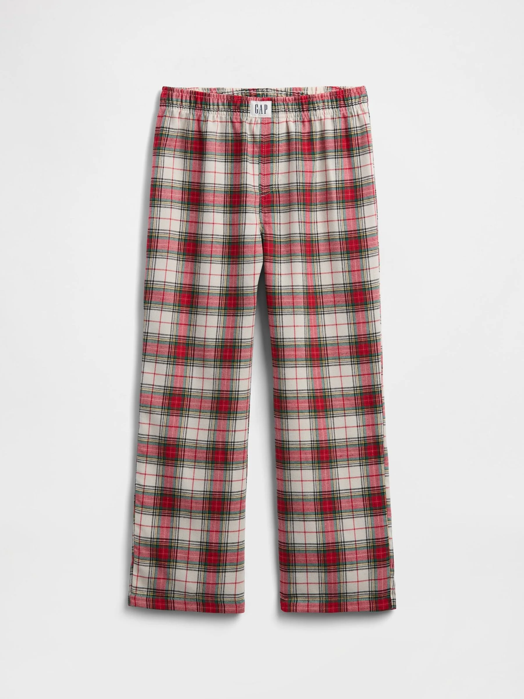 Rood geruit - Gap Matching Family Kerstmis Pyjama's Broek (4-13jaar)