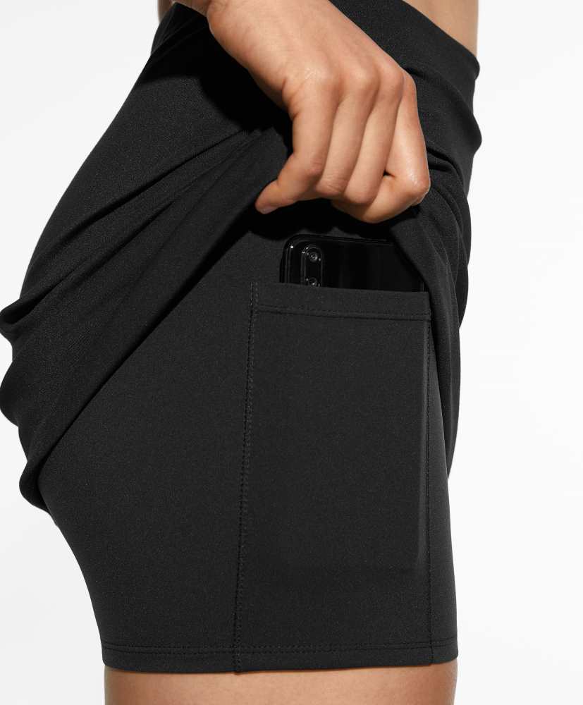 Saia de compressão com bolsos