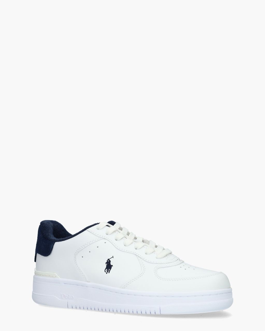 Polo Ralph Lauren Masters Court Wit/Donkerblauw Herensneakers