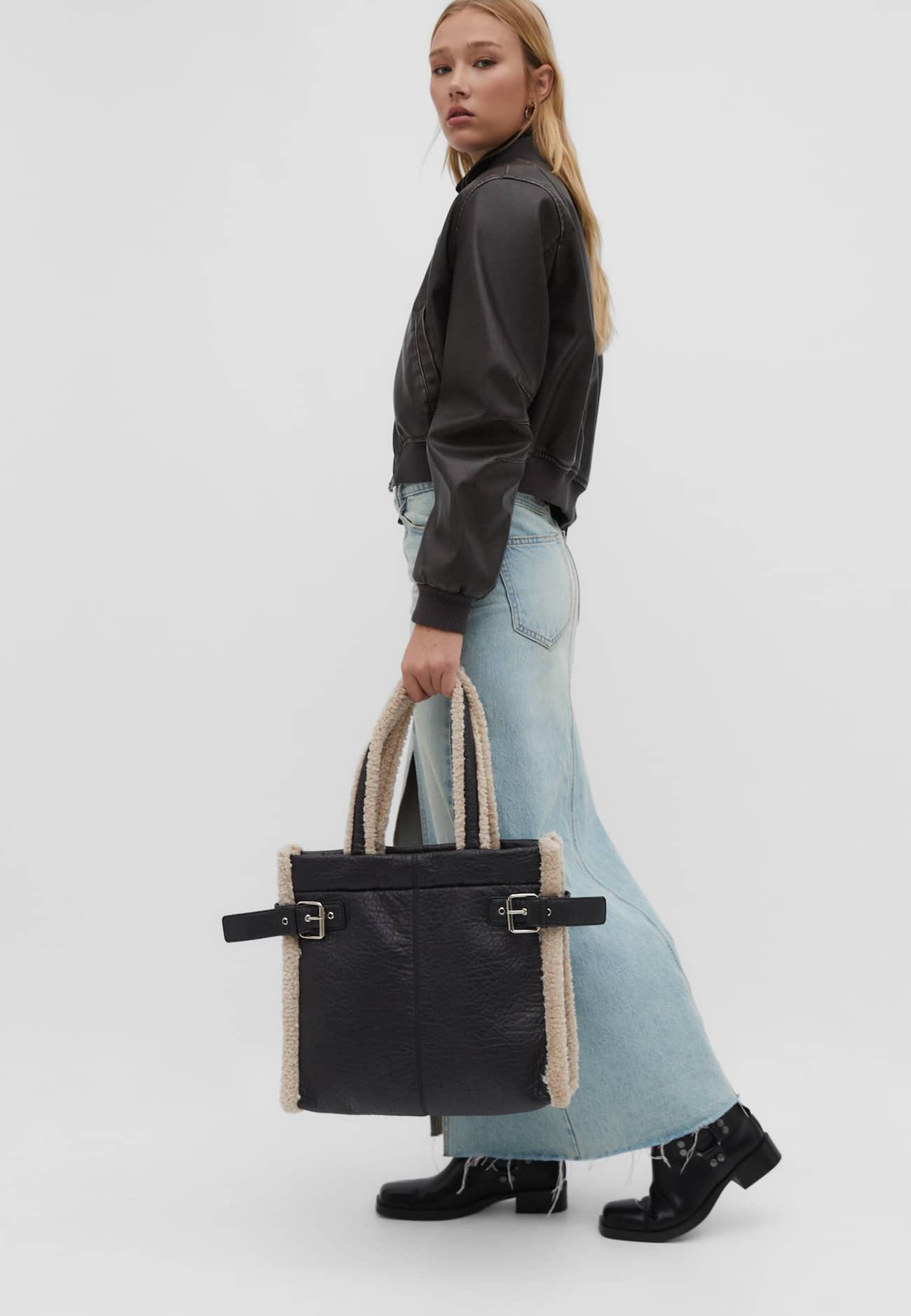 Bolsa de compras dupla face