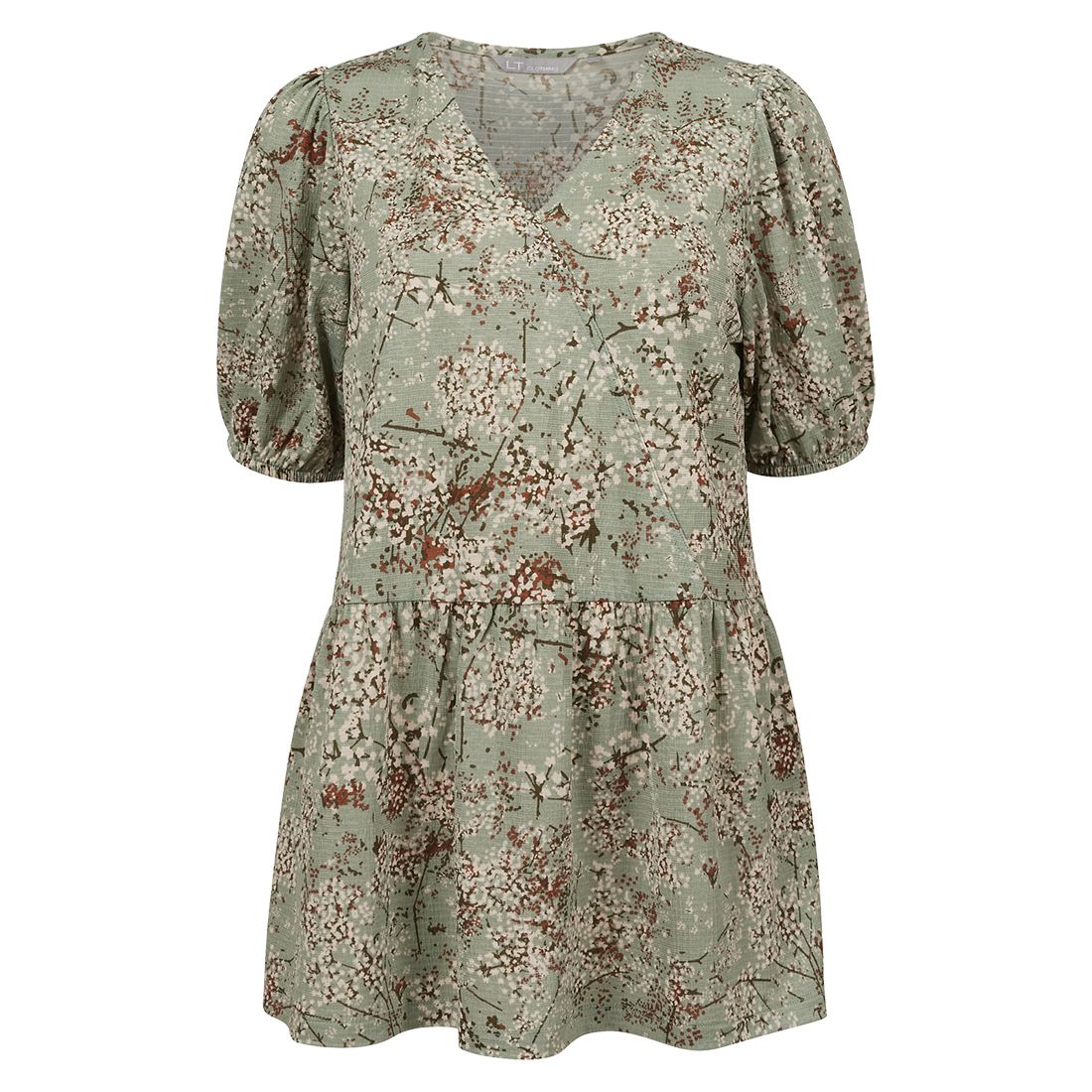 Bluse med mønster