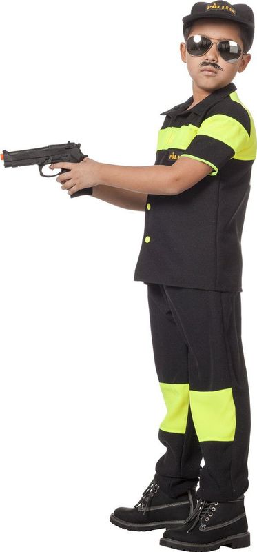 Politie pak voor jongens Kinderkostuums
