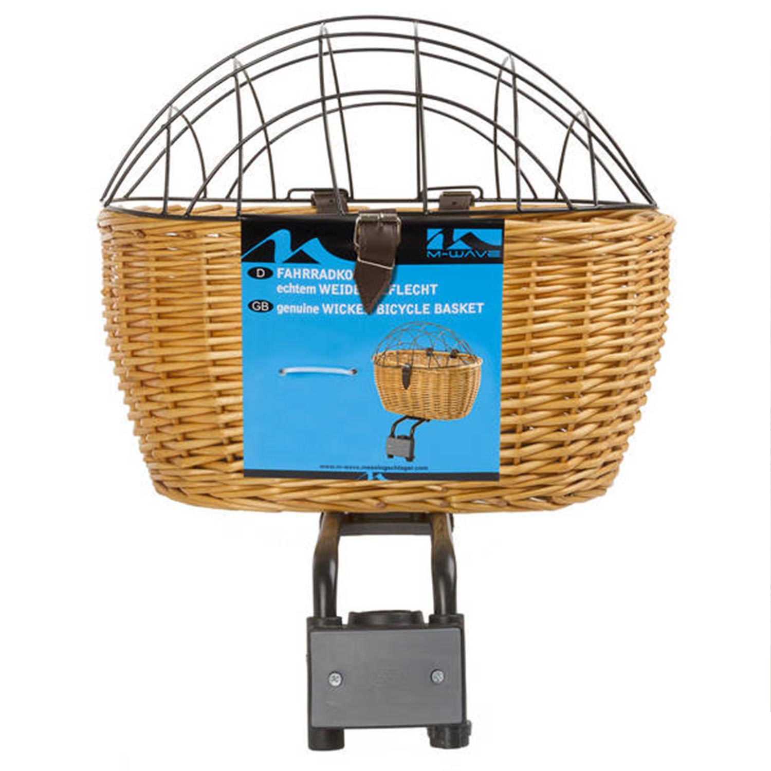 M-Wave BA Pet Fahrradkorb vorne oder hinten Fahrrad Korb für Hunde oder Katzen bis 15 kg