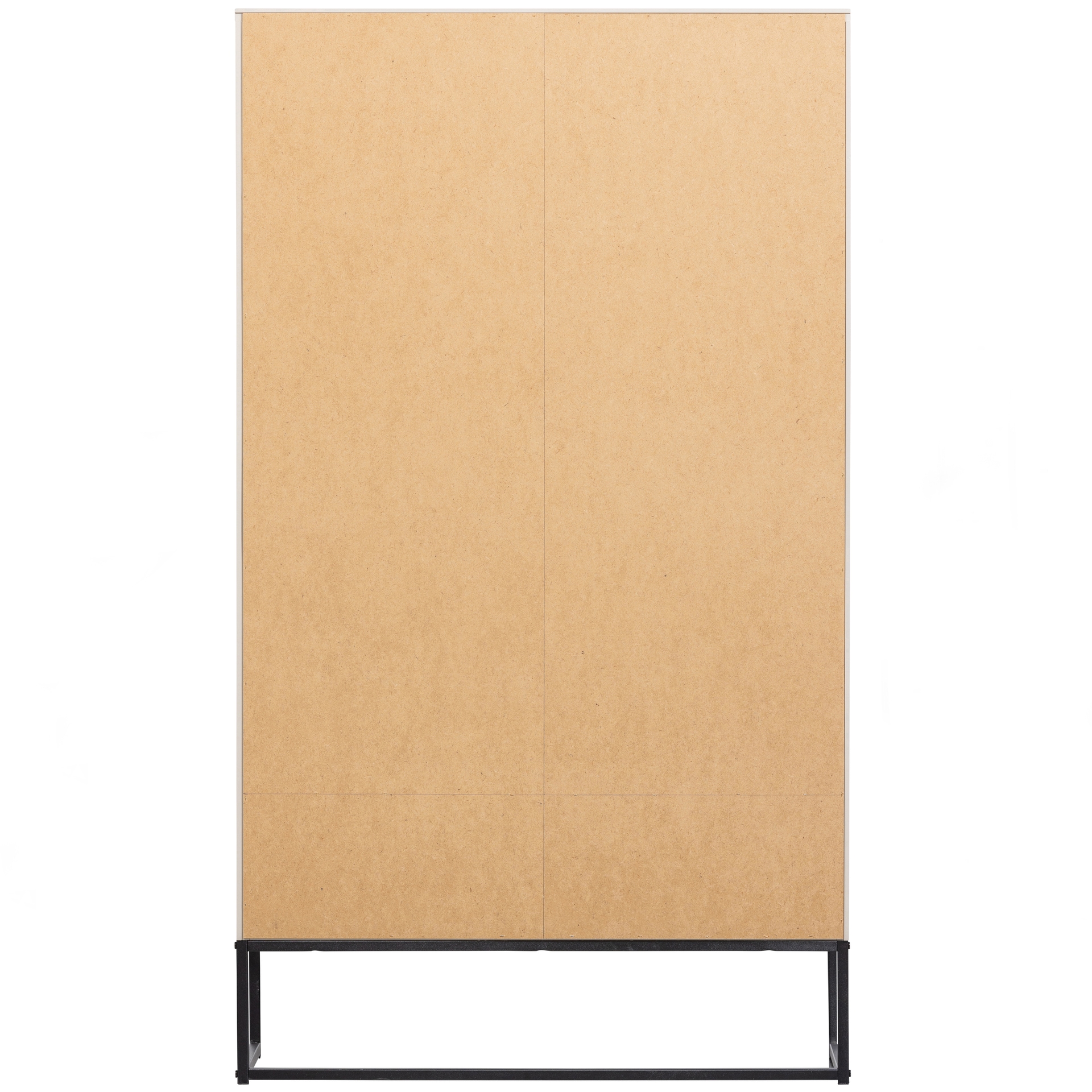 Schrank SILAS 85 x 149 cm Kiefer massiv im Farbton Staub