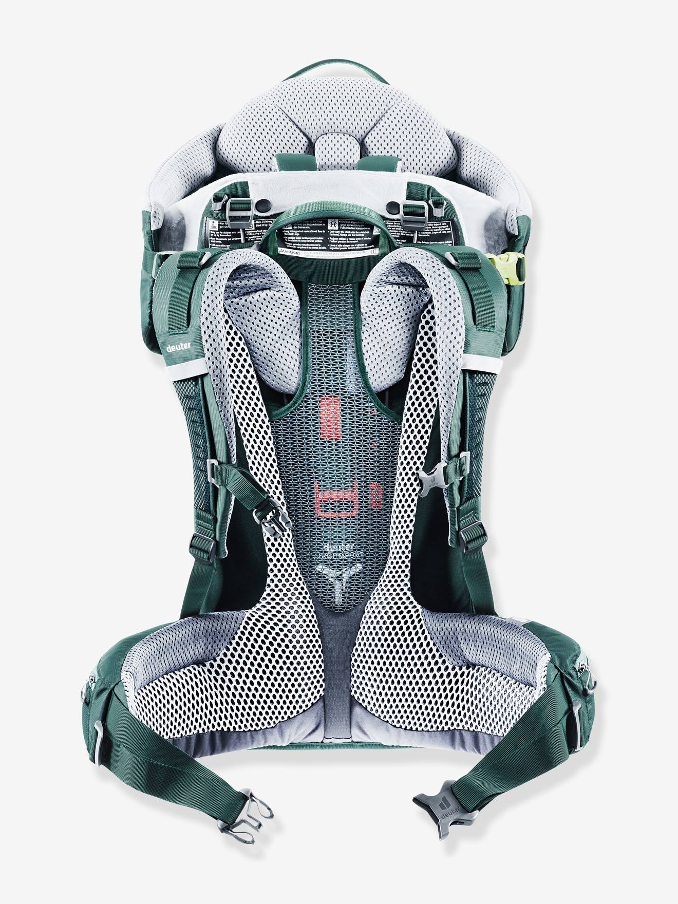 Porta-bebê DEUTER Kid Comfort com proteção solar verde