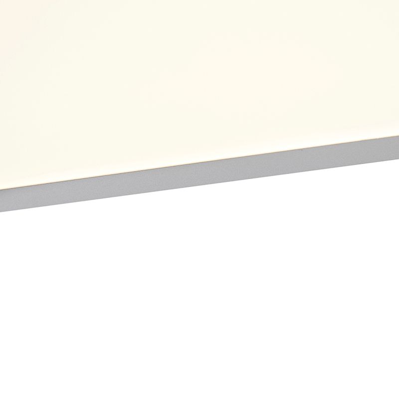 Modern LED paneel staal 120 cm incl. LED - Liv