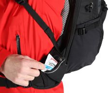 YAK Rucksack 19   5 Liter  schwarz grau  19 5L