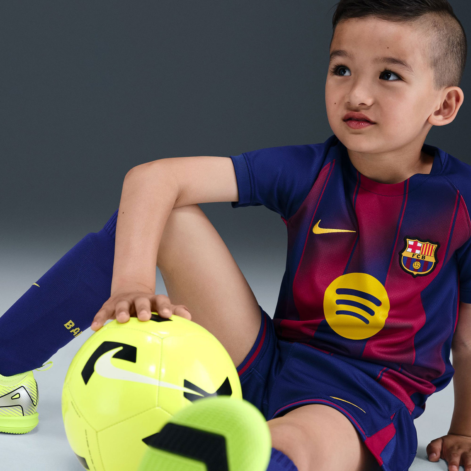 Nike FC Barcelona Thuis Tenue Little Kids