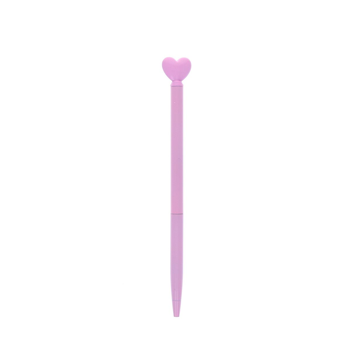 Stylo métal cœur rose Roodoudou