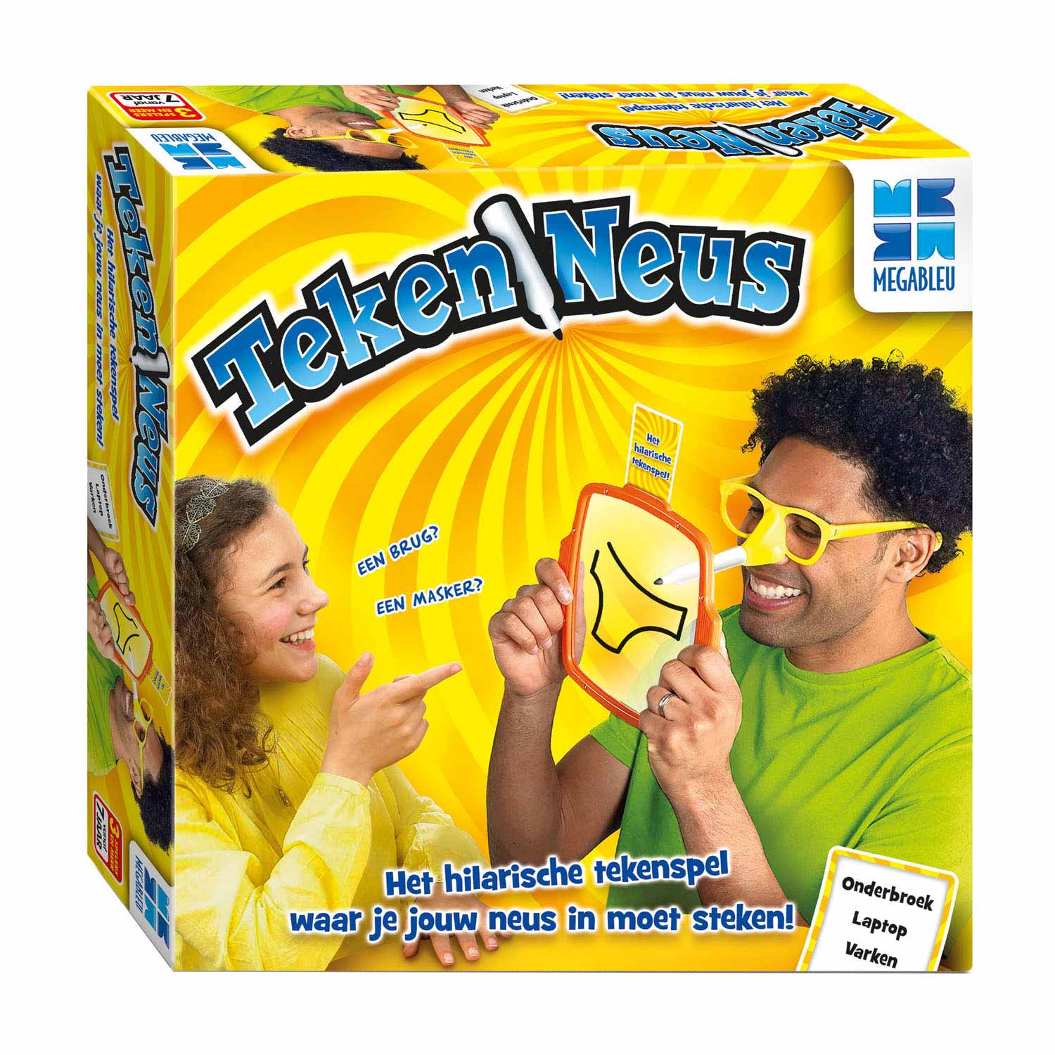Megableu TekenNeus Het Hilarische- Tekenspel