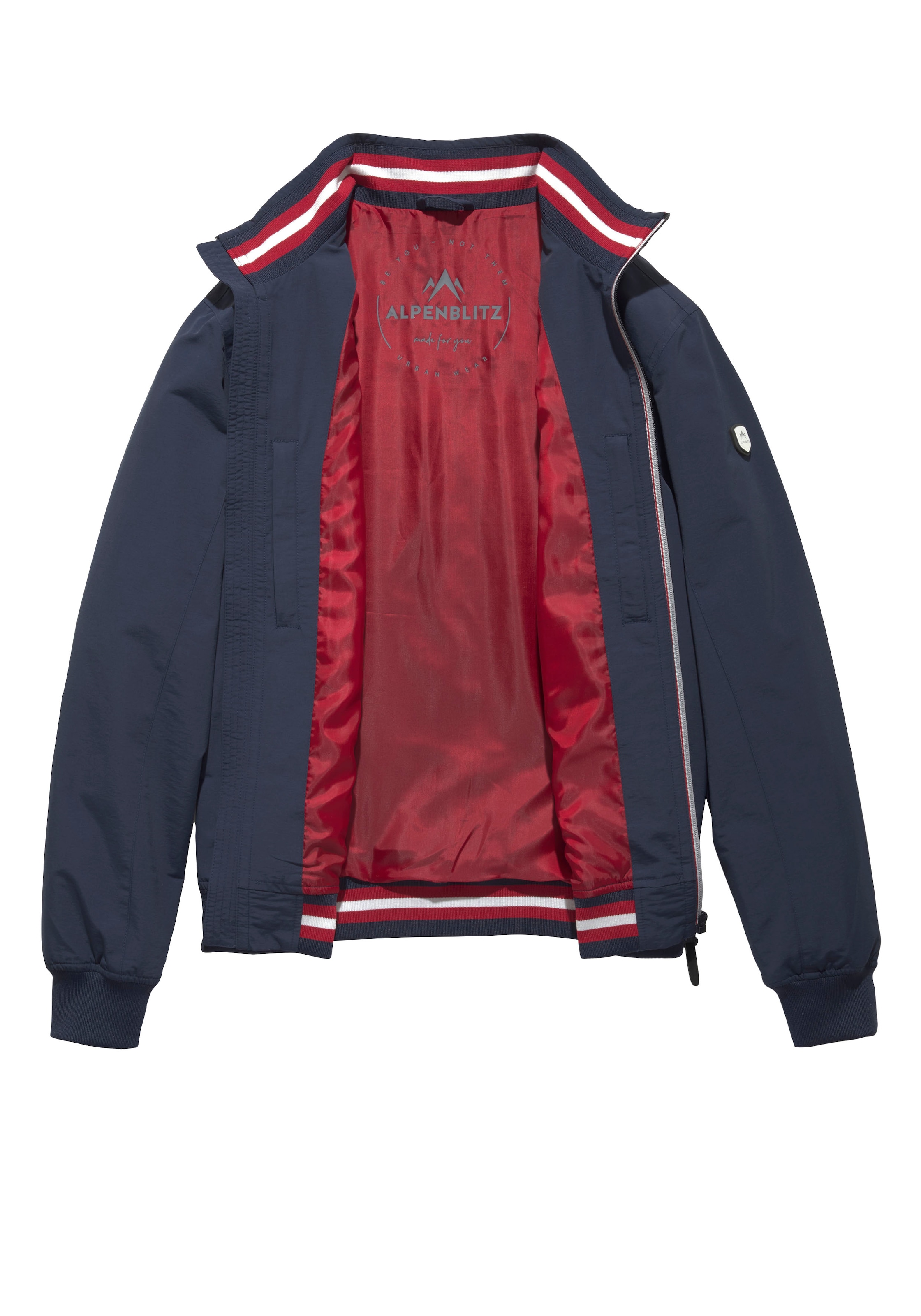 ALPENBLITZ Blouson »Brügge« aus Baumwollmischung,  casualer Stil,  mit Stehkragen