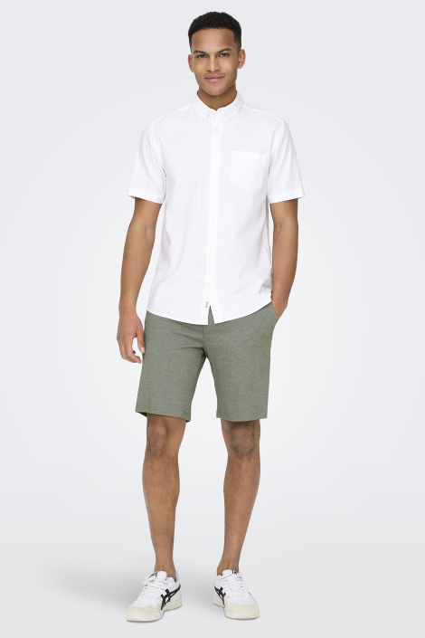 Only & Sons groene heren korte broek