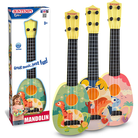 Bontempi mandolin med 4 strenge - flere varianter - assorteret