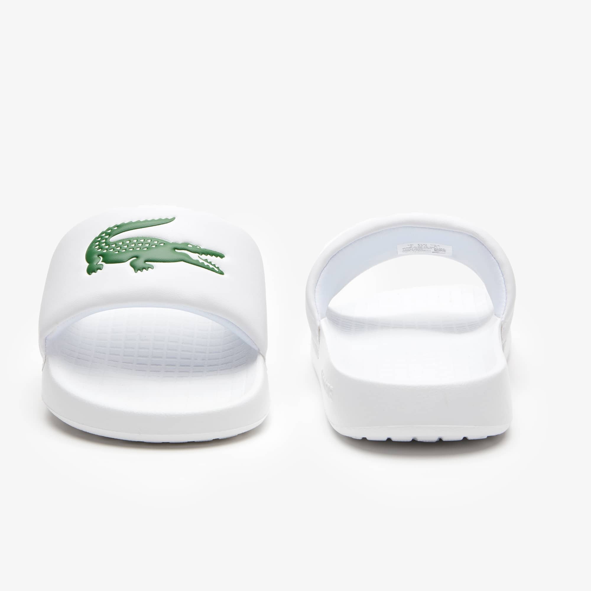 Claquettes Croco 1.0 junior Lacoste en synthétique Claquettes & Sandales - Blanc - Lacoste - Enfant