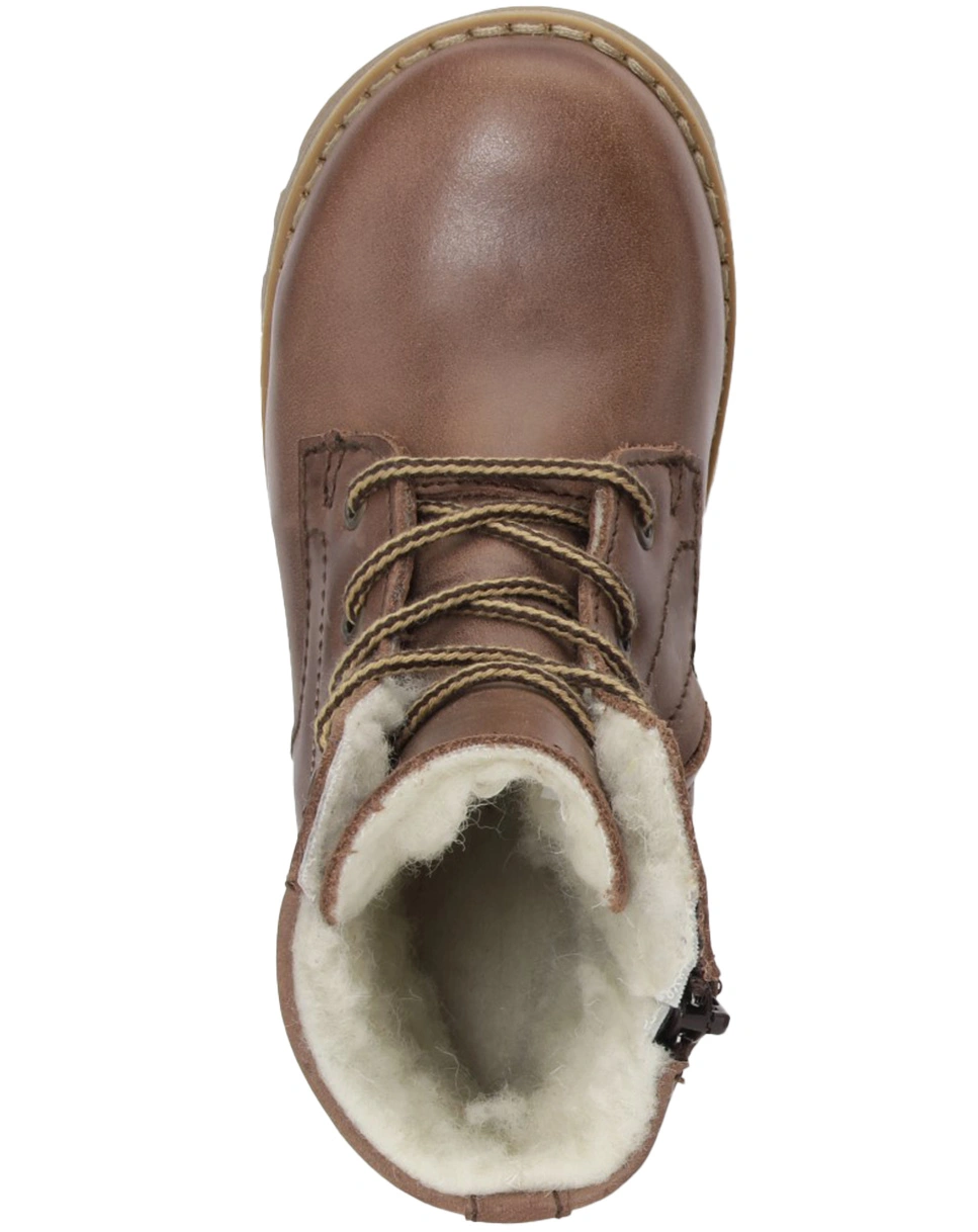 Schnür-Boots TAYLOR gefüttert in tan