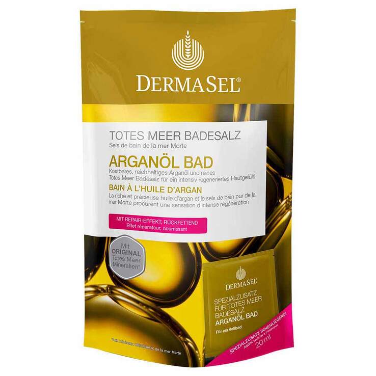 Dermasel Totes Meer Badesalz Arganöl Bad, 1 P